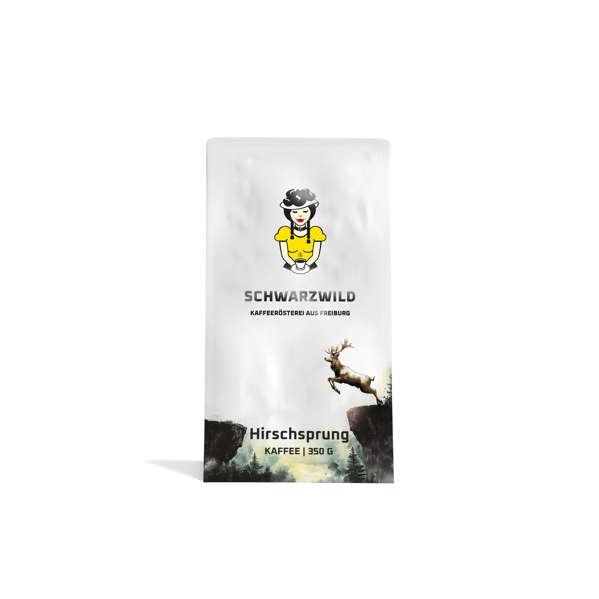 Kaffee Hirschsprung Schwarzwild Kaffeeroesterei Freiburg 350g