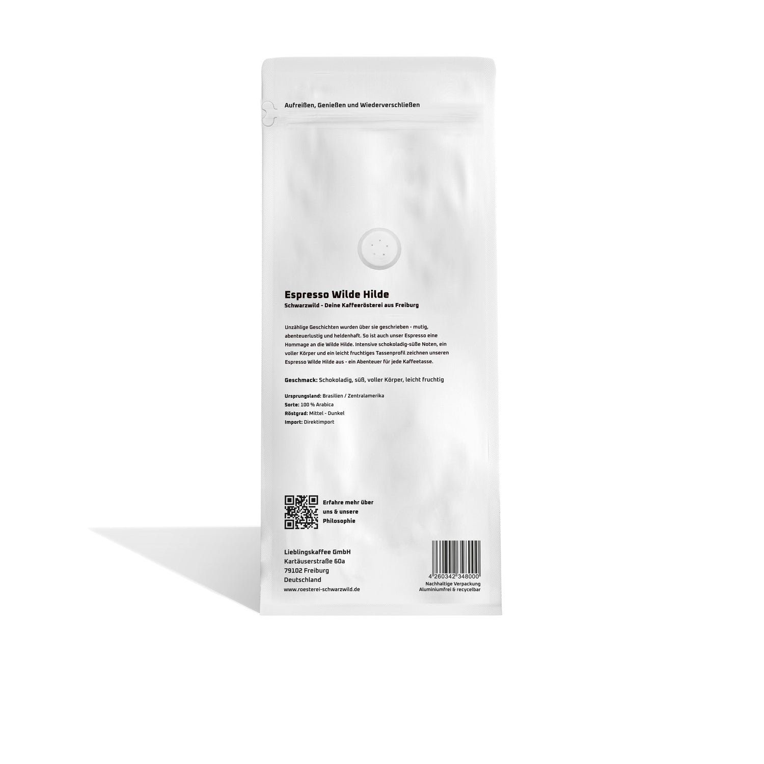 Wilde Hilde Kaffee Blend Schwarzwild Kaffeeroesterei Freiburg Rueckseite 1000