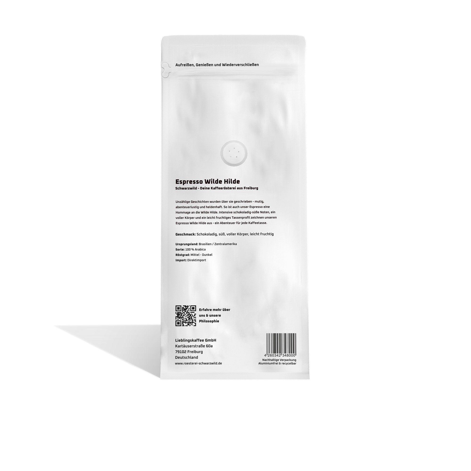 Wilde Hilde Kaffee Blend Schwarzwild Kaffeeroesterei Freiburg Rueckseite 1000